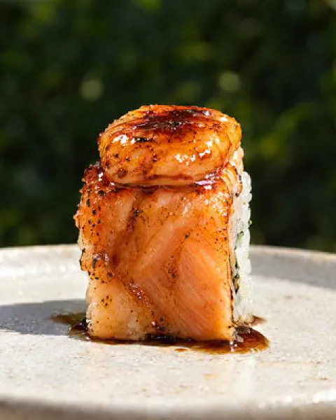 Jack Daniel’s flambé roll