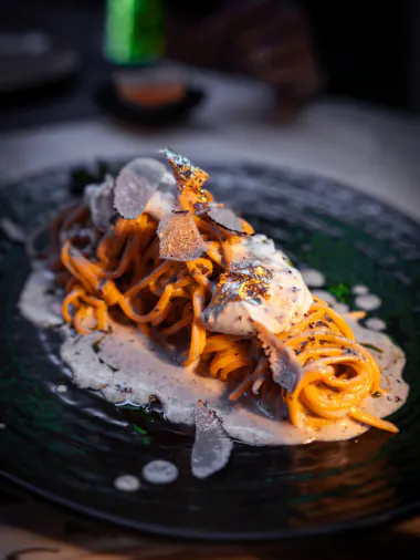 Burrata & truffle tagliolini